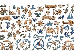 Liberty Puzzles An Illustrated Map of Chicago* Puzzles