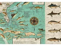 Liberty Puzzles Big Game Fish Map* Puzzles
