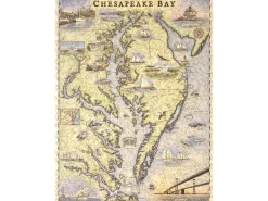Liberty Puzzles Chesapeake Bay Map* Puzzles