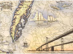 Liberty Puzzles Chesapeake Bay Map* Puzzles
