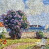 Liberty Puzzles Coastal Landscape with Blooming Lilac Bush* Puzzles