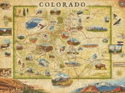 Liberty Puzzles Colorado Xplorer Map* Puzzles