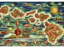 Liberty Puzzles Dole Map of the Hawaiian Islands* Puzzles