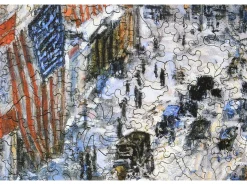 Liberty Puzzles Flags on 57th Street, Winter 1918* Puzzles