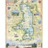 Liberty Puzzles Flathead Lake Xplorer Map* Puzzles
