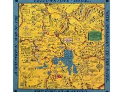 Liberty Puzzles Hysterical Map of Yellowstone Park* Puzzles