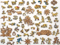 Liberty Puzzles Hysterical Map of Yellowstone Park* Puzzles