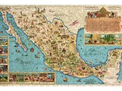 Liberty Puzzles Illustrated Map of the Republic of Mexico* Puzzles