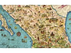 Liberty Puzzles Illustrated Map of the Republic of Mexico* Puzzles