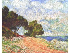 Liberty Puzzles Menton Seen from Cap Martin* Puzzles