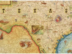 Liberty Puzzles Texas Map* Puzzles