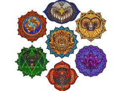 Liberty Puzzles The Seven Chakras* Puzzles
