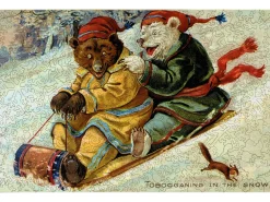 Liberty Puzzles Tobogganing in the Snow* Puzzles