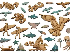 Liberty Puzzles Étretat: The Beach and the Falaise d'Amont* Puzzles